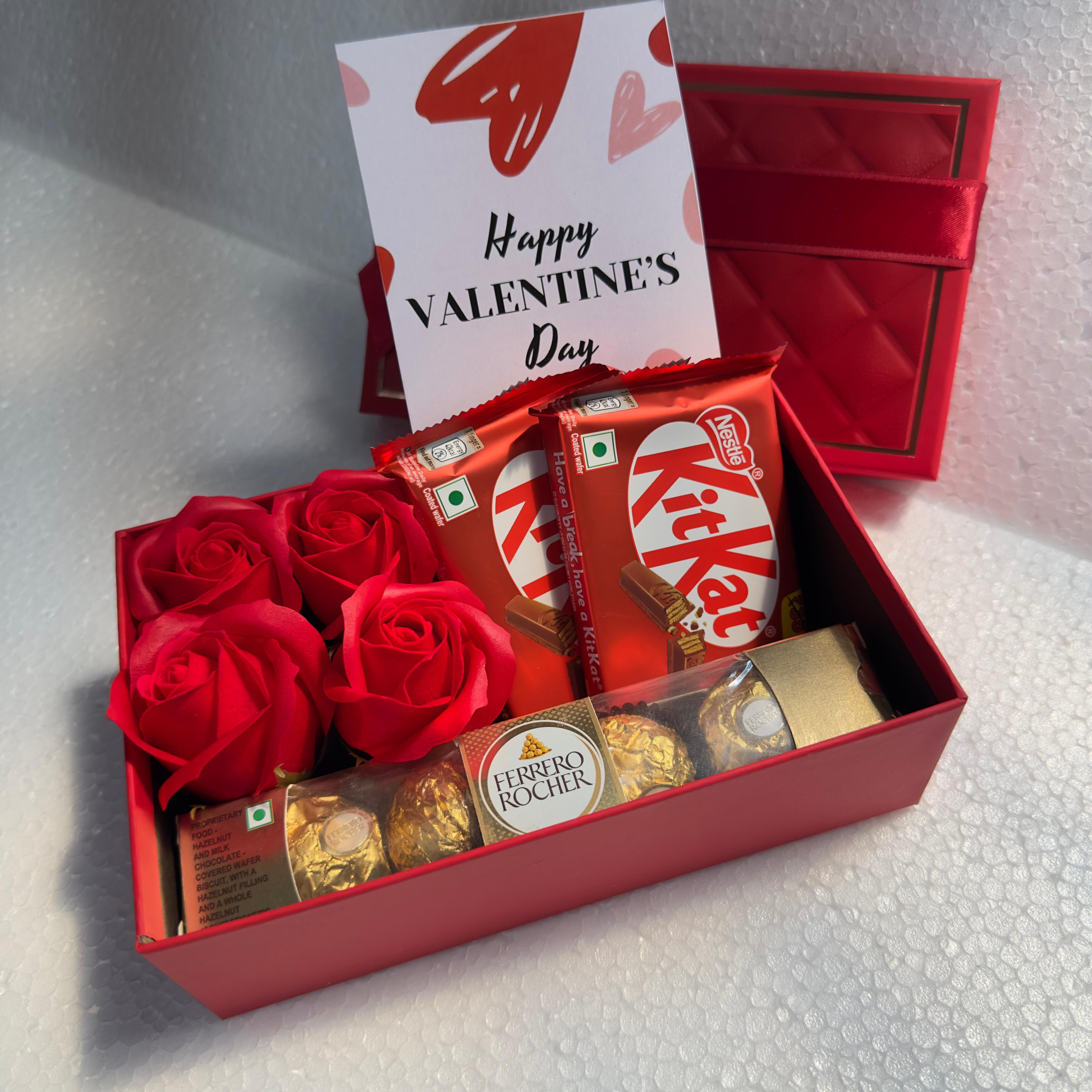 The Classic Red Box Valentine's Set 