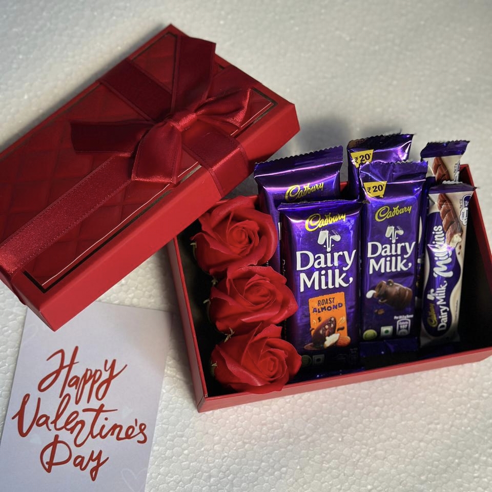 Assorted Chocolate Hamper for Valentine's Day 